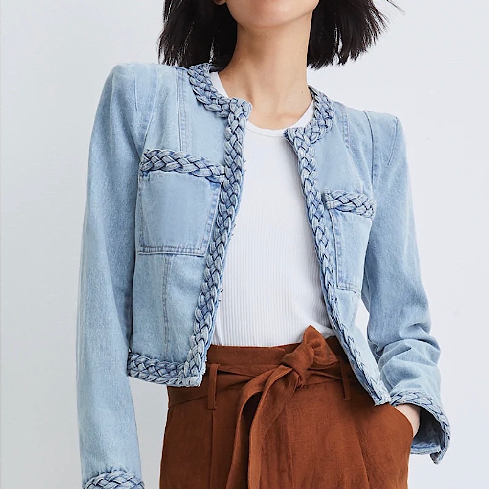 Veronica Beard Arrowe Denim Jacket Size 0